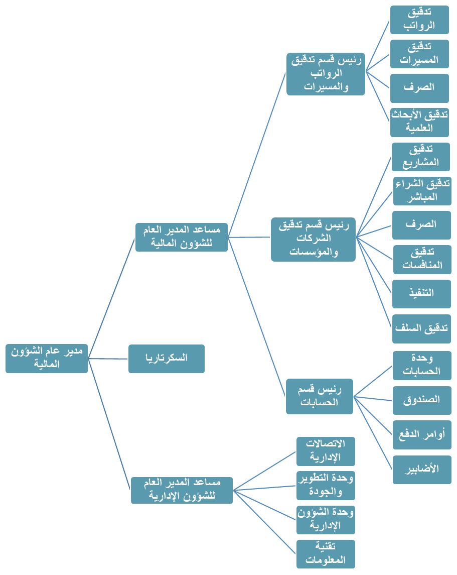 صورة الهيكل التنظيمي